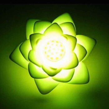 
                                        浪漫七彩许愿莲花灯led小夜灯儿童玩具饰品                