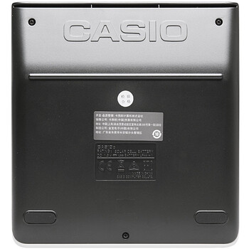 卡西欧（CASIO）DH-14-WE 中型无声款 14位大额计算 双电源 超宽计算器 白色 专业计算系列