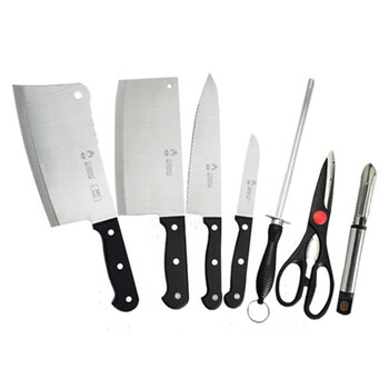 
                                        巧媳妇（SMARTWIFE） 刀具套装八件套 T-358 八件套菜刀组合厨具厨房套刀                