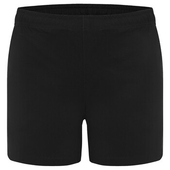 巴特侬强弹力三分裤羽毛球男女装梭织短裤7357 黑色 xl