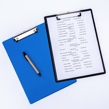 广博(GuangBo)A4书写文件夹板夹PVC全包胶书写垫板金属强力夹写字板办公用品颜色随机 WJ6110 广博(GuangBo)A4书写文件夹板夹PVC全包胶书写垫板金属强力夹写字板办公用品颜色随机 WJ6110