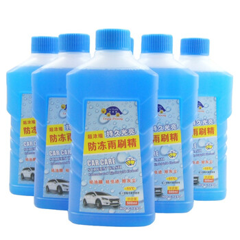 车旅伴（Car Buddy）HQ-C1291 防冻玻璃水 挡风玻璃清洁剂 500ml 6瓶装 -55℃以上环境使用