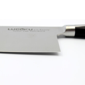 
                                        路卡酷（LUCUKU） 不锈钢菜刀单刀 德国进口钢多功能片刀厨房切菜刀具                