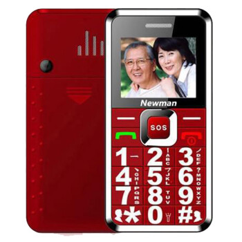 
                                        纽曼（Newman） L66 移动2G 老人手机 红色                