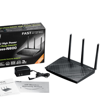 华硕（ASUS）RT-N18U 600M 低辐射 智能无线路由器