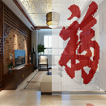 门帘珠帘水晶艺术珠帘创意珠帘客厅风珠帘挂帘子窗帘水晶珠帘珠帘 标价为1平米的价格