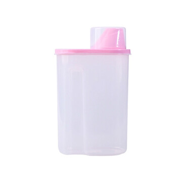 
                                        乐服（leefuu） 乐服 厨房密封杂粮罐 2.5L塑料五谷收纳罐储物罐厨房收纳储物盒杂粮桶 2.5L混色3个装                
