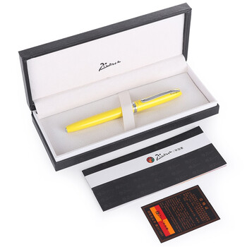 毕加索（pimio）签字笔 宝珠笔 毕业礼物 女 成人学生练字办公书写0.5mm 瓦纳系列936柠檬黄