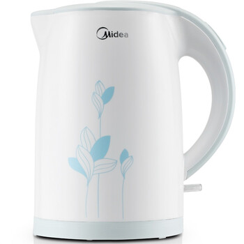 美的（Midea）电水壶进口温控无缝全钢电热水壶WH415E2b（烧水壶)