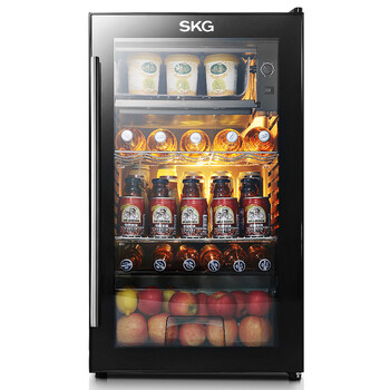 
                                        SKG 3607 95升 冷柜/冰吧 冷藏柜展示柜 立式冰柜 家用商用冰箱                