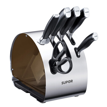 
                                        苏泊尔（SUPOR） 刀具精品七件套厨房工具切片砍骨多用水果剪刀T1331Q刀具套装 精品七件套                