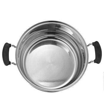 
                                        爱仕达（ASD）蒸锅二层双篦304不锈钢大蒸锅 电磁炉通用M1534G 34CM                