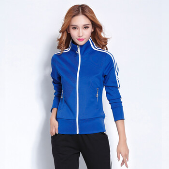 运动套装女秋季休闲南韩丝运动服女两件套新款大码时尚韩版春秋装