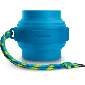 
                                                            飞利浦（PHILIPS）BT2000 音乐手鼓 无线蓝牙音箱 便携迷你音响 手机/电脑小音响 户外运动 蓝色                