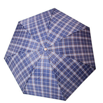 
                                        
                                                            天堂伞 三折雨伞晴雨伞男女商务伞57cm*7骨 339格子兰藏青                