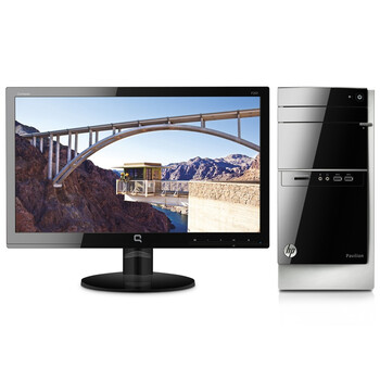 惠普（HP）500-515cn 台式电脑（G1840 4G 500G DVD光驱 WiFi 键鼠 Win8.1）18.5英寸显示器