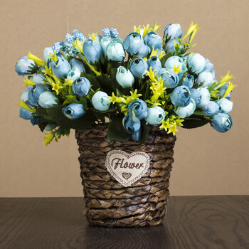 mccyy新品郁金香仿真花套装假花装饰客厅餐桌插花摆件绢花塑料花室内