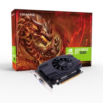 七彩虹(colorful) 七彩虹gt1030 黄金版 2g d5游戏独立显卡 gt1030