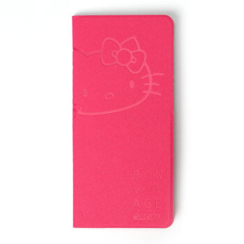 日本凯蒂猫（Hello Kitty）旅行收纳证件夹卡包护照包卡通长款多功能收纳包 玫红色