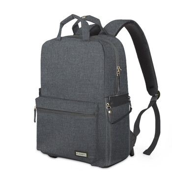 卡登(caden) 相机包双肩单反休闲时尚摄影包 深灰色