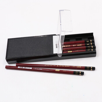 三菱(Uni)素描绘画铅笔 学生铅笔HI-UNI木杆铅笔4H 12支装 三菱(Uni)素描绘画铅笔 学生铅笔HI-UNI木杆铅笔4H 12支装