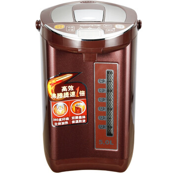 九阳（Joyoung）JYK-50P03A电热水瓶5L家用烧水壶不锈钢三段保温电水壶