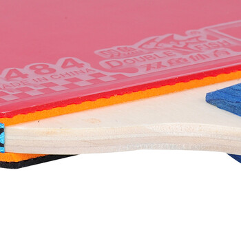 双鱼乒乓球拍直拍双拍套装 初学者兵兵球拍2只装附3球