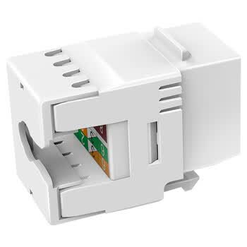 TP-LINK TL-EJ5e02 超五类CAT5e高端工程级镀金版千兆网络信息模块 180度、打线