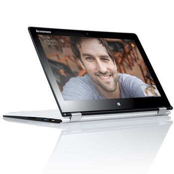 联想（Lenovo）YOGA3 11 11.6英寸触控超薄笔记本电脑（5Y10 4G 256G固态硬盘 摄像头 蓝牙 Win8.1）云帆白