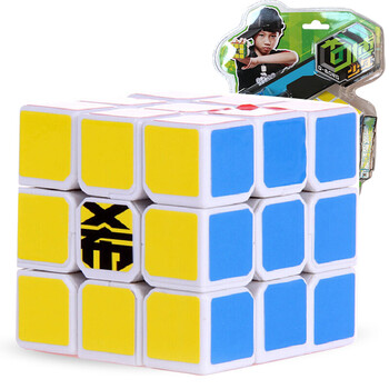 奥迪双钻魔方3阶机器人变形玩具比赛动脑谢恩希竞速型魔方