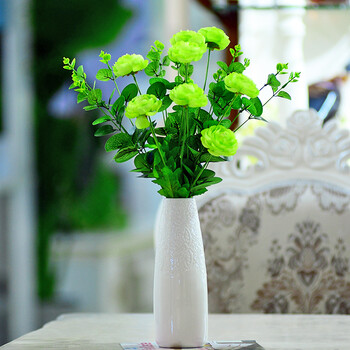 怡花忆草 家居饰品陶瓷花瓶花艺客厅装饰品装饰花假花仿真花套装客厅