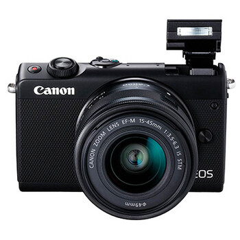 佳能(canon)eos m100 数码微单相机 2420万像素 翻转屏 wifi功能 15
