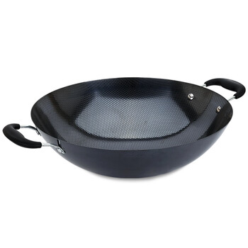 美厨（maxcook）精铁炒锅36cm 丽晶系列 MCB-36（可用电磁炉 无涂层 可用铁铲）