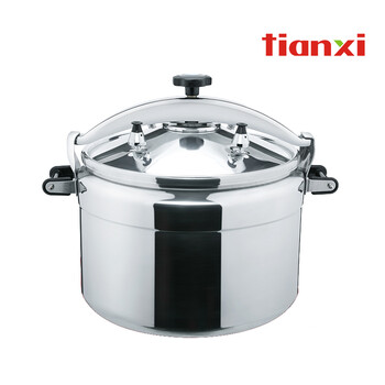 
                                        天喜（TIANXI）铝制超大压力锅高压锅适合酒店学校餐饮用45升容量C44/45L 燃气专用 压力煲                