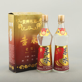 赤水老窖 1988年 250ml  55度 一盒2瓶(名酒)06拍卖已结束赖茅酒