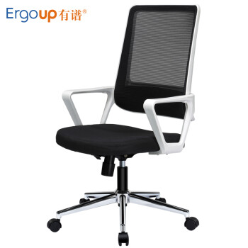 Ergoup 有谱 人体工学电脑椅子 白框黑网
