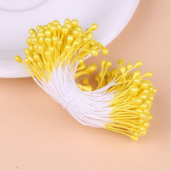 坤祥鼎盛手工diy花朵材料花心手工花配件花蕊珠光花蕾珠珠花芯玫瑰泡沫百合花苞手工作业黄色1小捆 图片价格品牌报价 京东