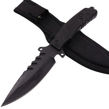 户外刀 高硬度小直刀战刀 防身防狼野外求生刀 军刀猎刀水果刀0140