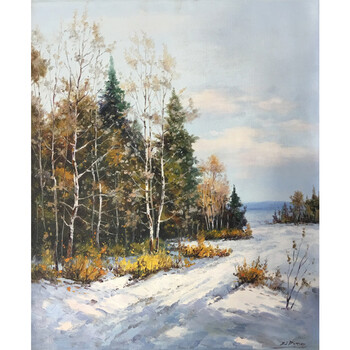 拍卖已结束¥黄清风《源远流长》180x90cm 布面油画拍卖已结束¥