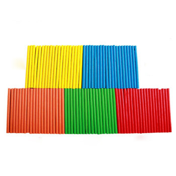 倾阑 数学小棒 儿童数数棒计数器加减法数学教具 算术数学棒 100根小