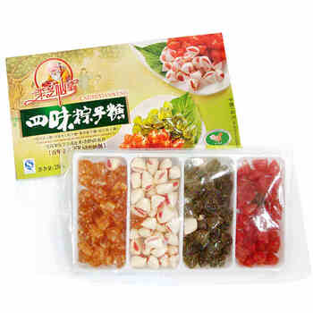 
                                        江苏特产苏州土特产四味粽子糖 盒装250g                