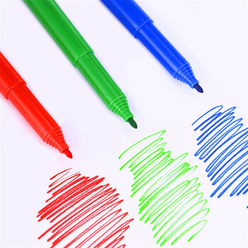 辉柏嘉（Faber-castell）水彩笔可水洗幼儿园可拼砌软头儿童绘画30色可拼切积木155077水彩笔