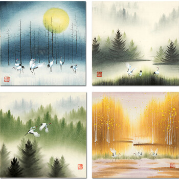 《百虎图》20米巨幅收藏长卷 杨秋生当代画猫大家,齐鲁书画研究院画家