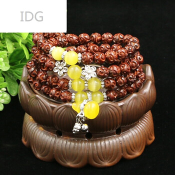 idg-小叶紫檀佛珠手串念珠手链 小叶紫檀女士礼品 8--*72颗