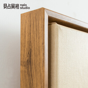 贝占风格 卧室装饰画壁画床头挂画现代新中式禅意墙画花卉有框画 花笙记  33*153