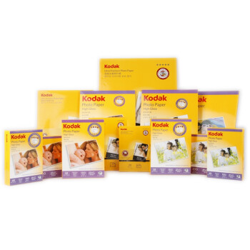 KODAK柯达 4R/6英寸 230g高光面照片纸/喷墨打印相片纸/相纸 100张装 4027-316