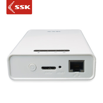 SSK飚王 HE-W100 2.5寸USB3.0 无线储存共享 WiFi移动硬盘盒SATA