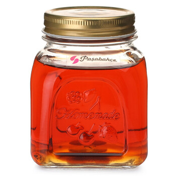 
                                        帕莎帕琦（Pasabahce）玻璃密封罐透明储物罐瓶 1只装 500ml 柠檬蜂蜜玻璃罐子 80384                