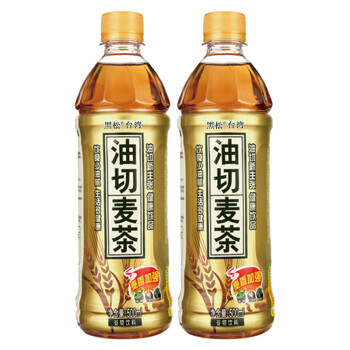 黑松油切麦茶 黑松油切麦茶植物饮料500ml 15瓶整箱 行情报价价格评测 京东