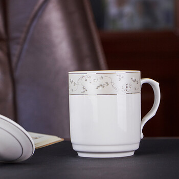 洁雅杰陶瓷茶杯 带盖水杯子(350ml)陶瓷茶杯陶瓷办公杯 中华杯 洁雅杰陶瓷茶杯 带盖水杯子(350ml)陶瓷茶杯陶瓷办公杯 中华杯